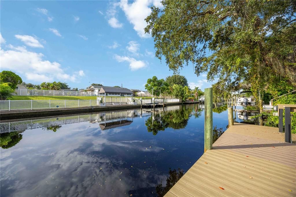 28' dock with electric, water and outdoor lighting and Wear Deck composite decking. Flexibility to add a lift if needed.