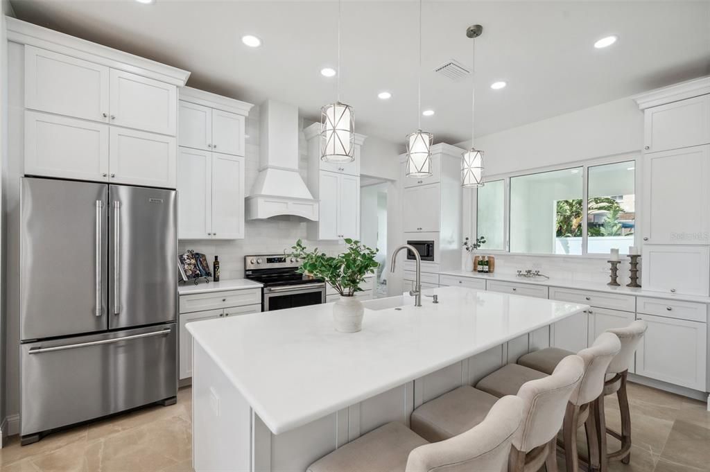 Beautifully designed Kitchen that opens to the Living Room