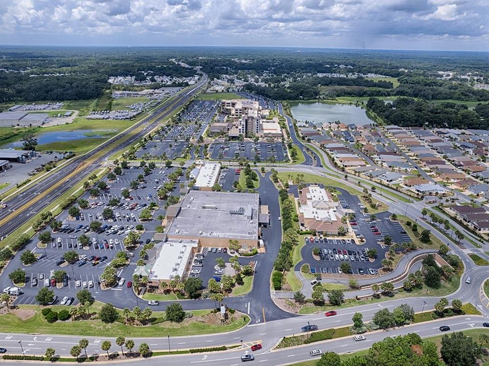 Aerial Shot Of Commercial Property Off Of SR 44.