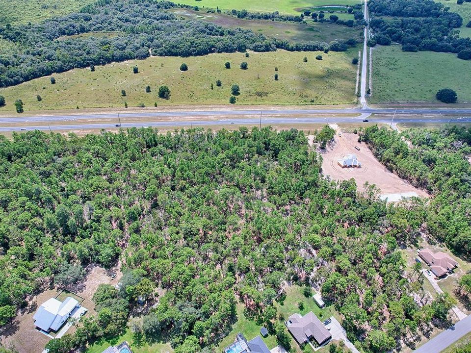 Aerial View Of Homesite w/ Preserve Across The Street