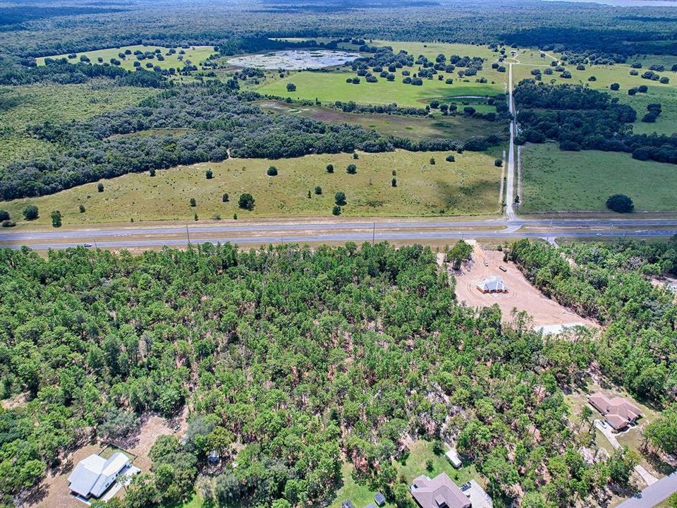 Aerial View Of Homesite w/ Preserve Across The Street