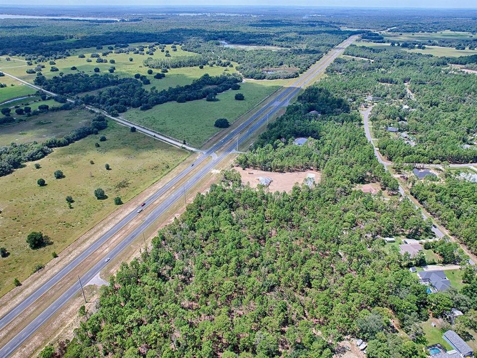 Aerial View Of Homesite w/ Preserve Across The Street