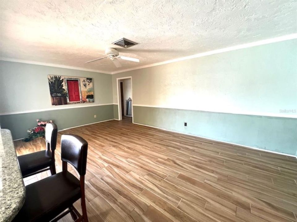 Family room off kitchen