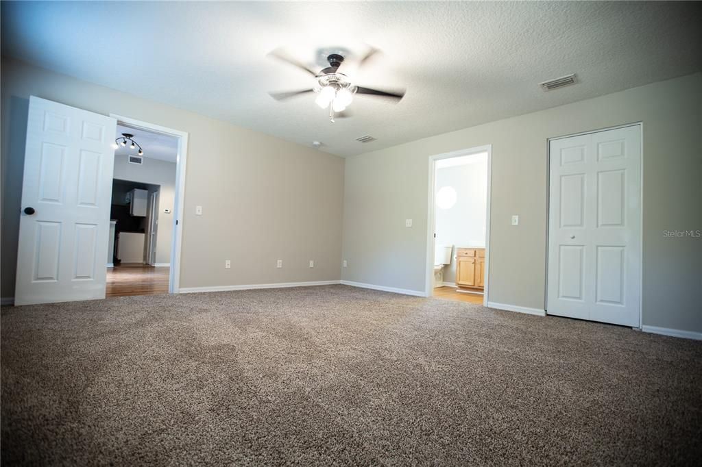 Master Bedroom w Walk-In Closet