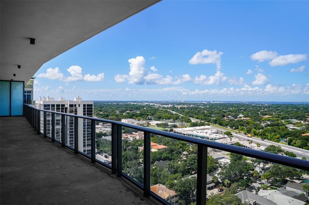 Shhh...access to your secret balcony on West side of building!