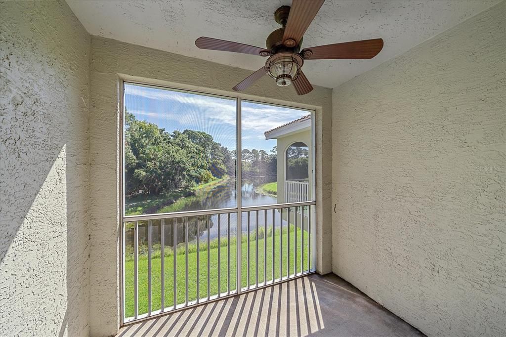 Screened Patio with Lake View