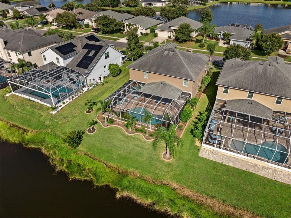 Aerial View of Lake & Property