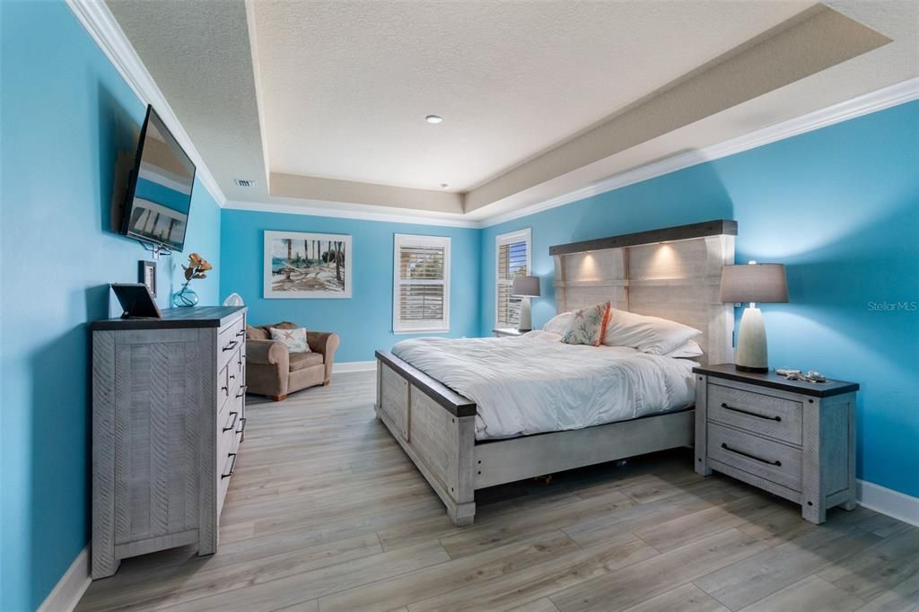 Master Bedroom Upstairs w/Tray Ceiling