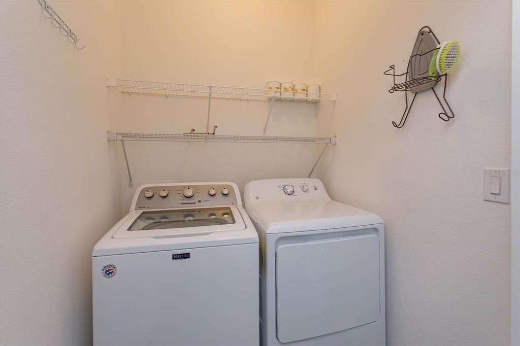 Laundry room with washer/dryer