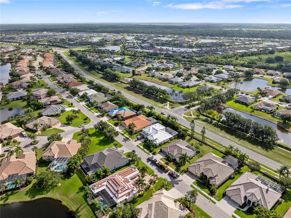 Aerial View of Neighborhood