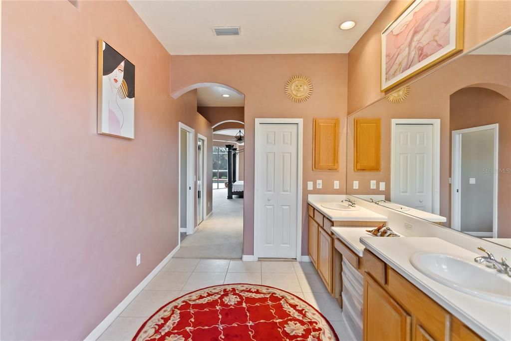 Master Bathroom Double Vanity