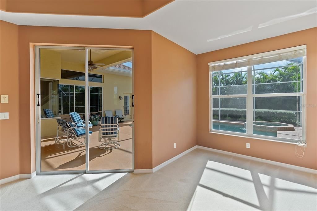 Master Bedroom Access to Pool