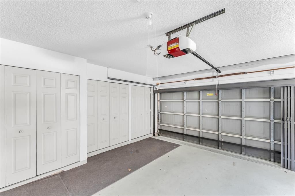 Garage with Screen and loads of storage