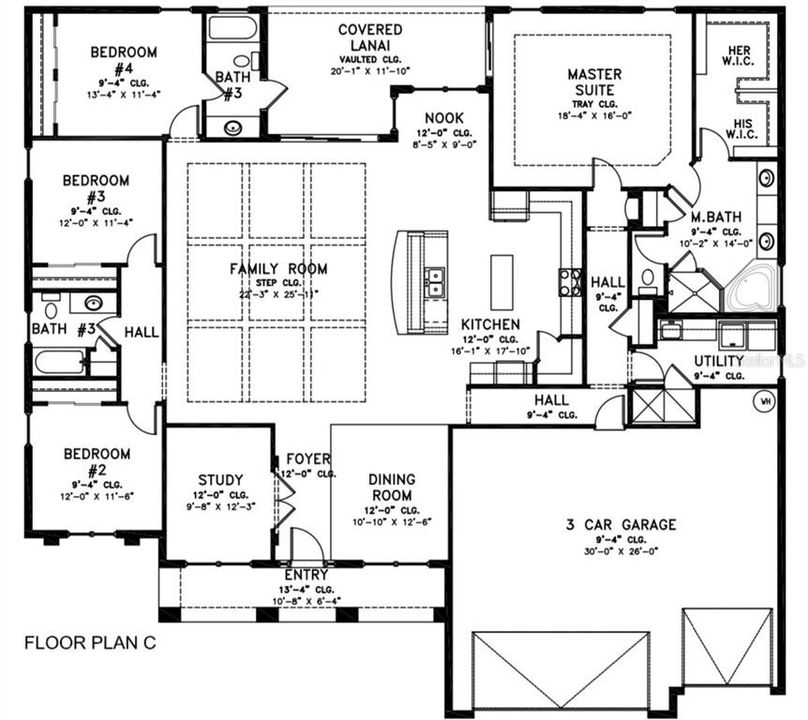 На продажу: $719,900 (4 спален, 3 ванн, 2967 Квадратных фут)