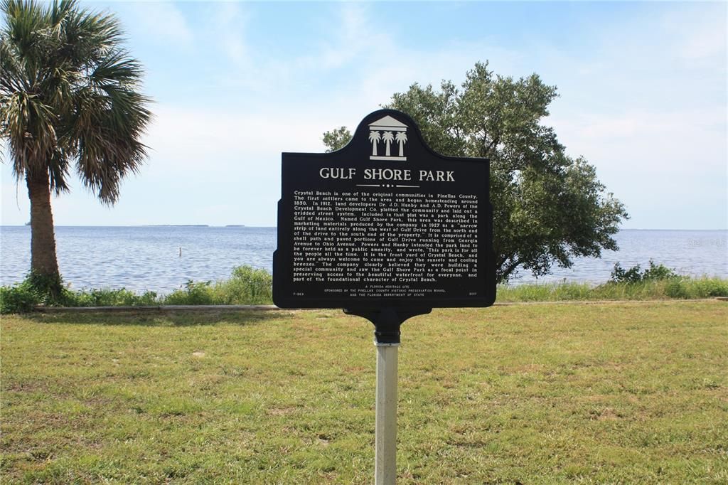 Enjoy Gulf Shore Park in the neighborhood