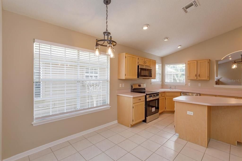 Brand new faux wood blinds