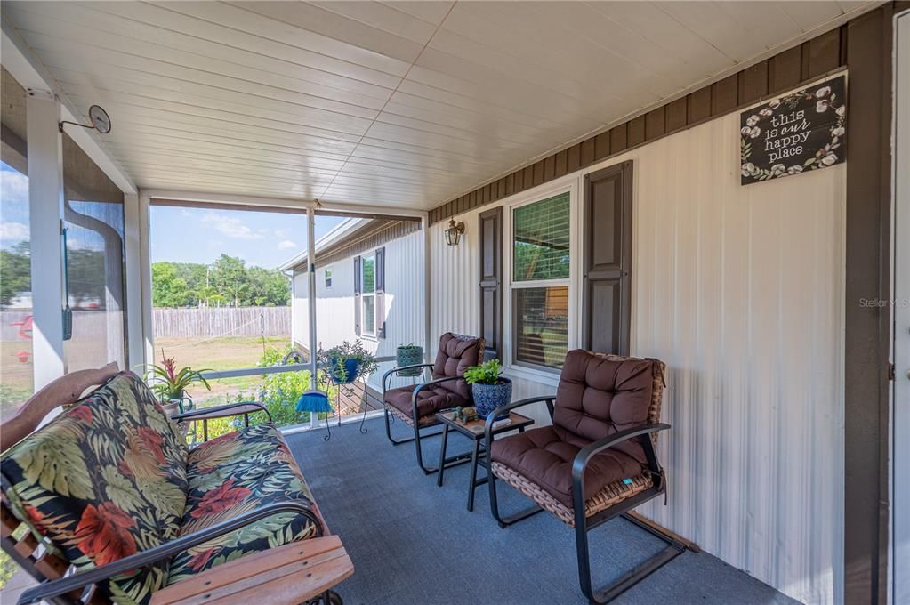 Screened Front Porch