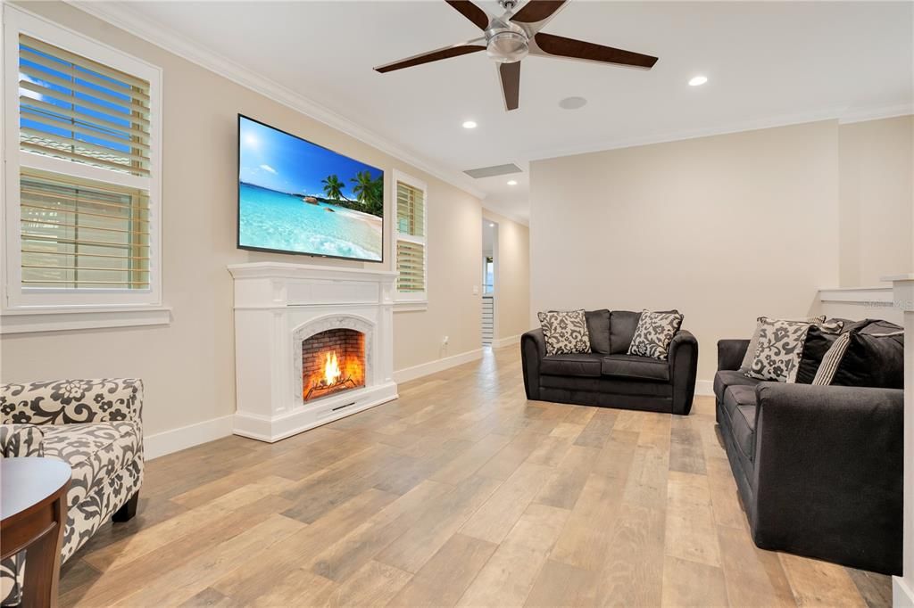 Upstairs family room