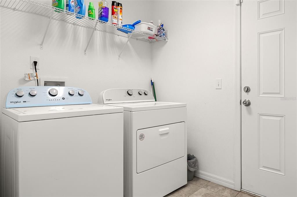 Interior Laundry Room.