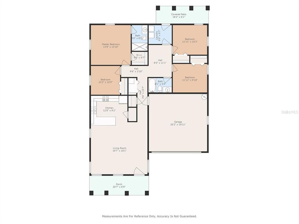 Floor plans are for illustration only; they are not a substitute for architectural floor plans. Measurements are approximate.