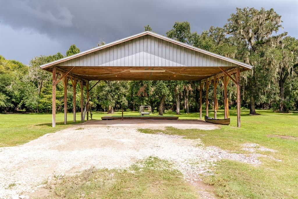 Huge pole barn