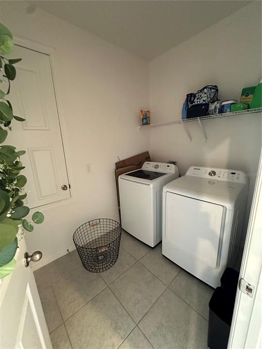 Actual photo of laundry room