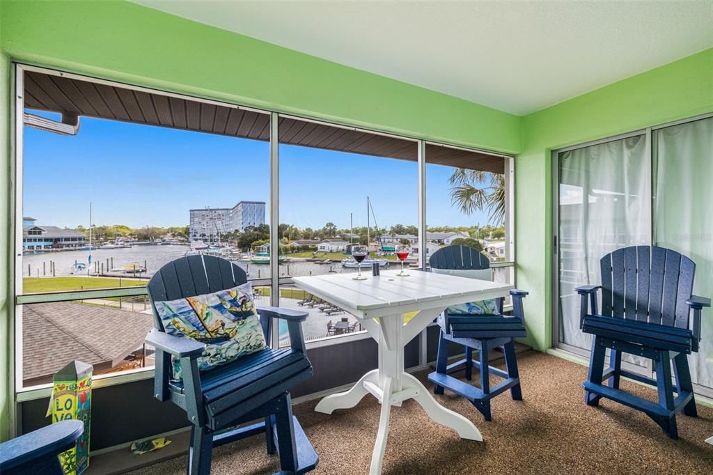 Enjoy your morning coffee or glass of wine on your balcony!  Access from the living room and the primary bedrooms!  Open the sliders and let the ocean air in!