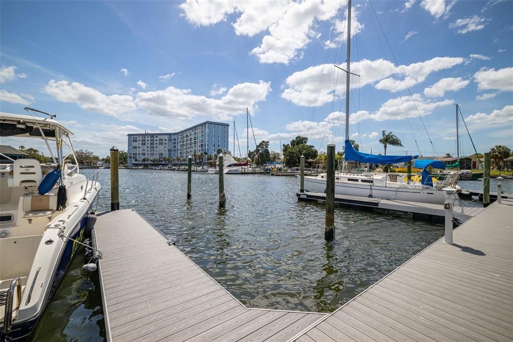 Dock was redone in 2023 w/composite and includes water & electric. 4-Point Mooring. Lift and floating/slide on dock are also options for you.,