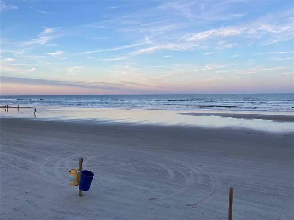 Beach in front of condo