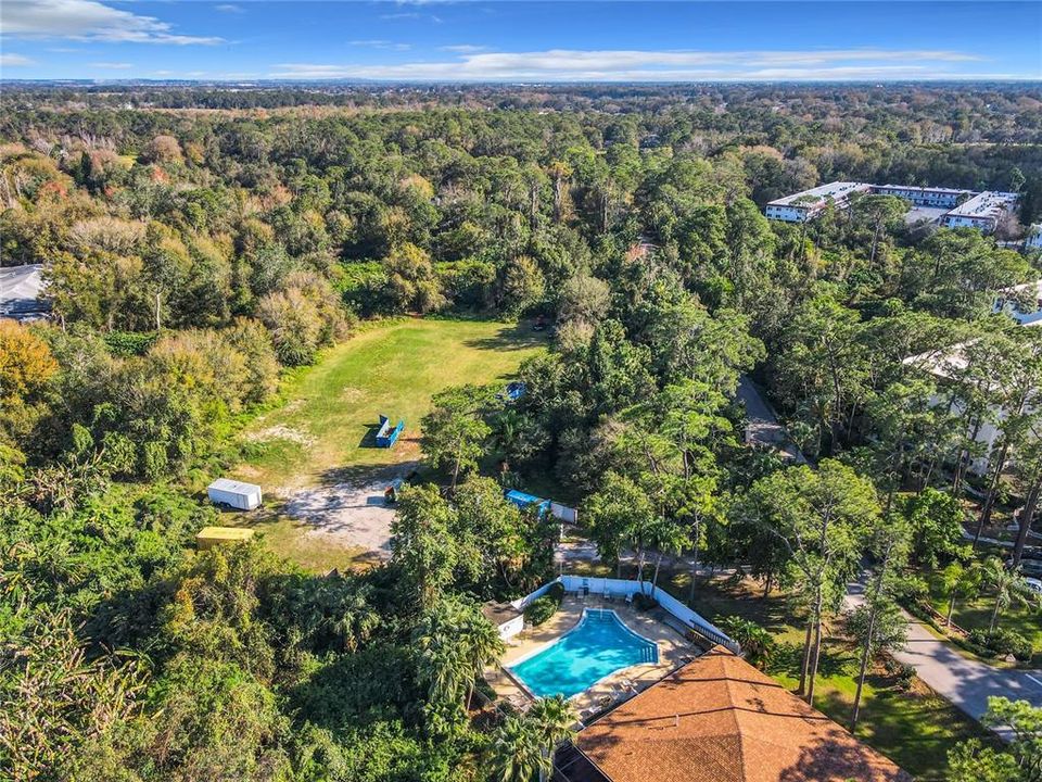 Community pool and clubhouse