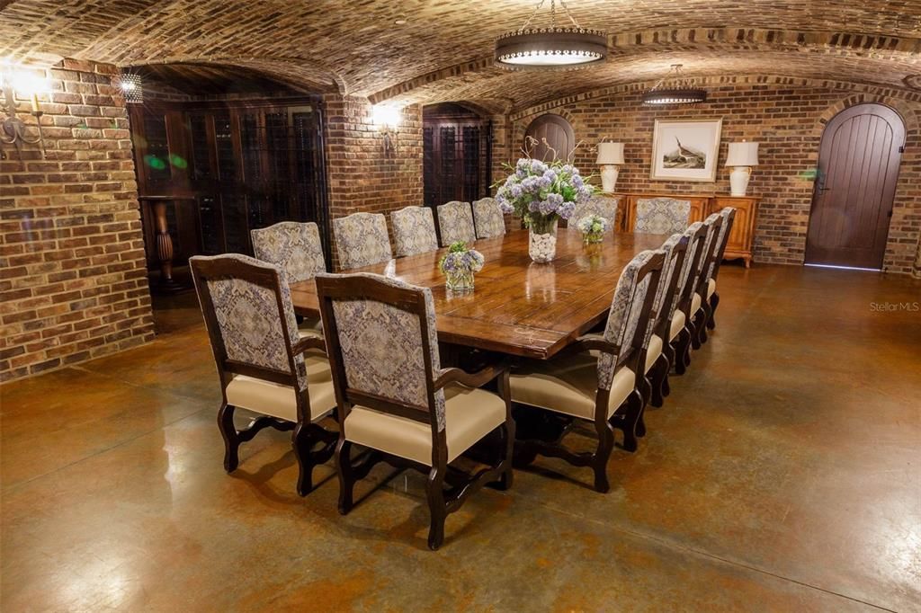 Bella Collina Private Dining Wine Room