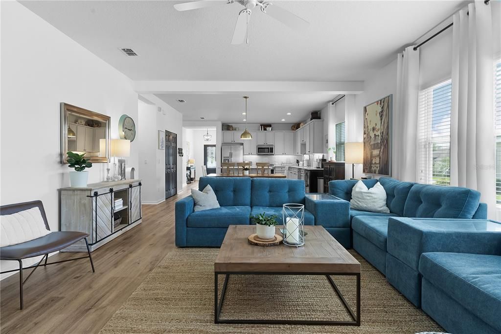 Living Room - Open Floor Plan