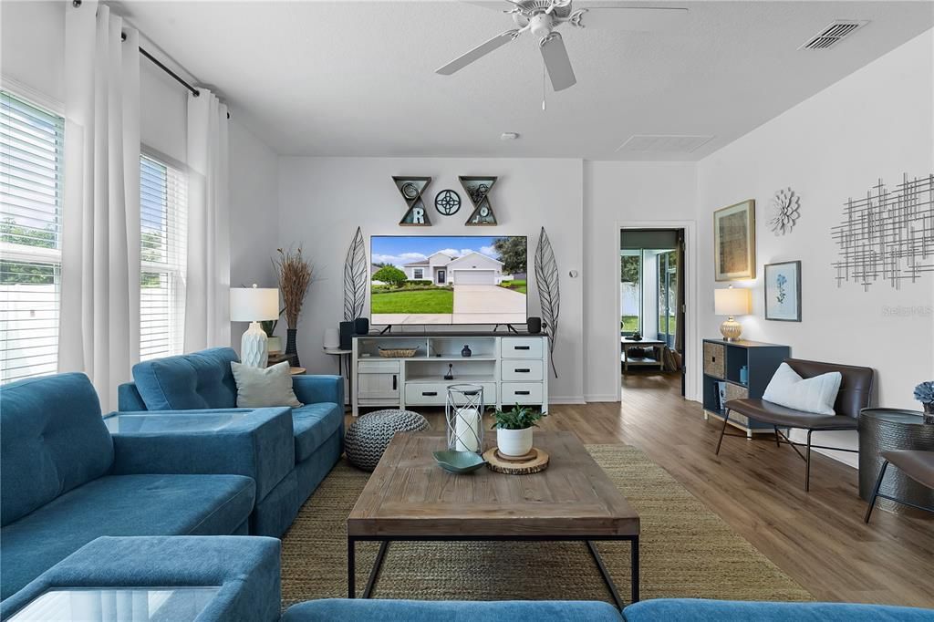 Living Room - Open Floor Plan