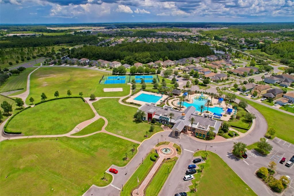 Main Pool via Drone