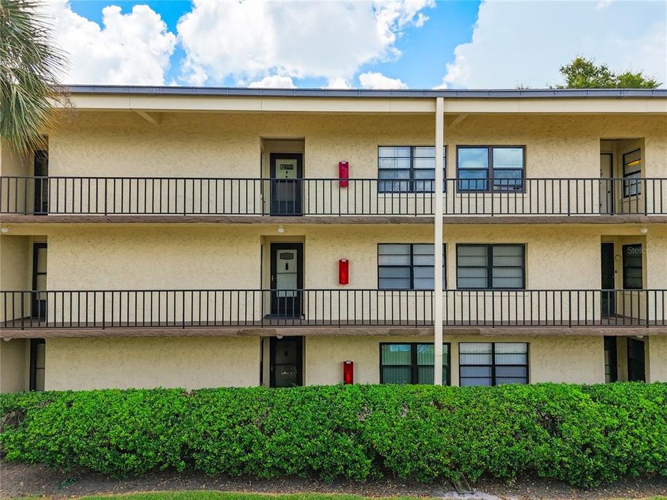 View of Condo From Parking Lot