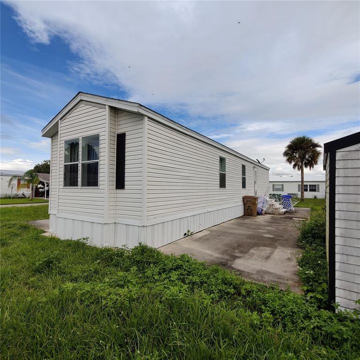 Right side and back of house - siding in good shape