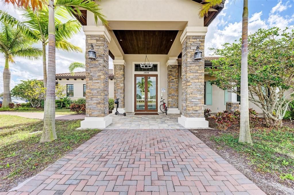 Community Clubhouse Entrance