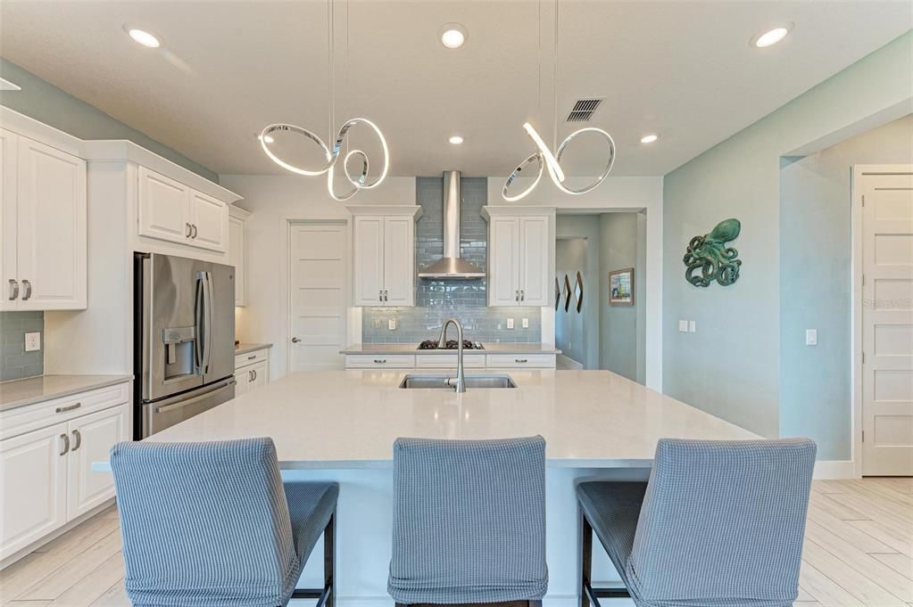 Kitchen Island with eating space