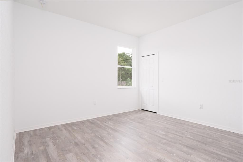 Primary bedroom looking inward