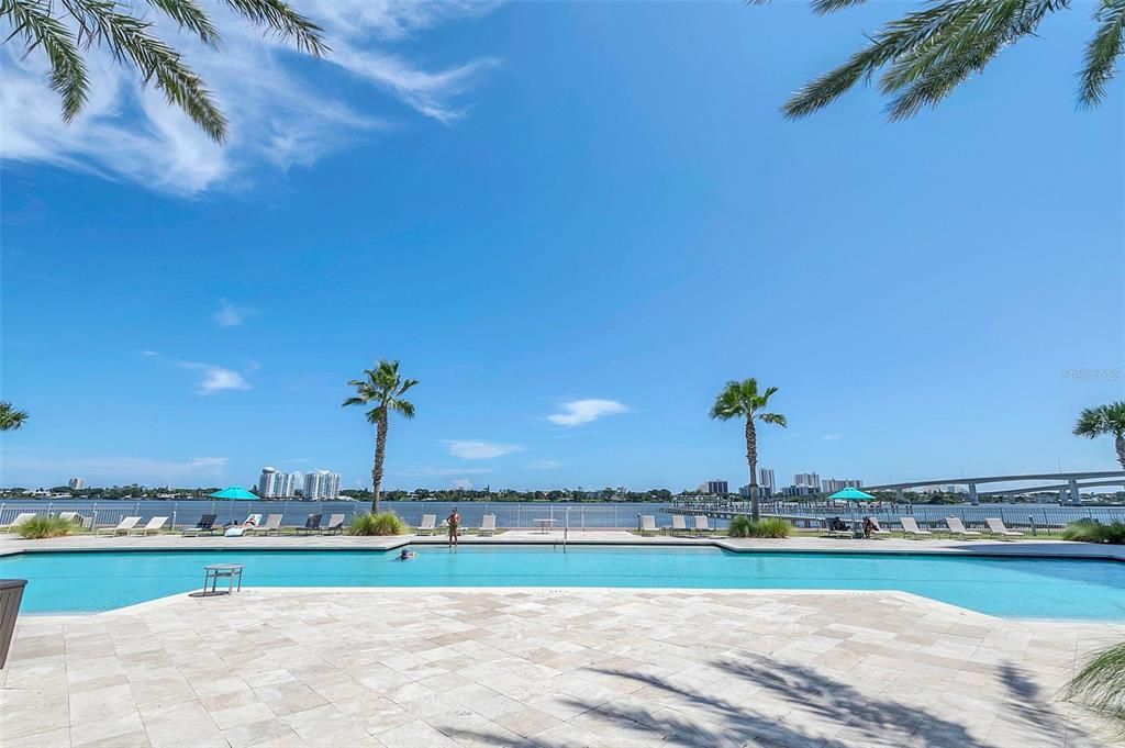 Infinity Pool on Intracoastal Waterway