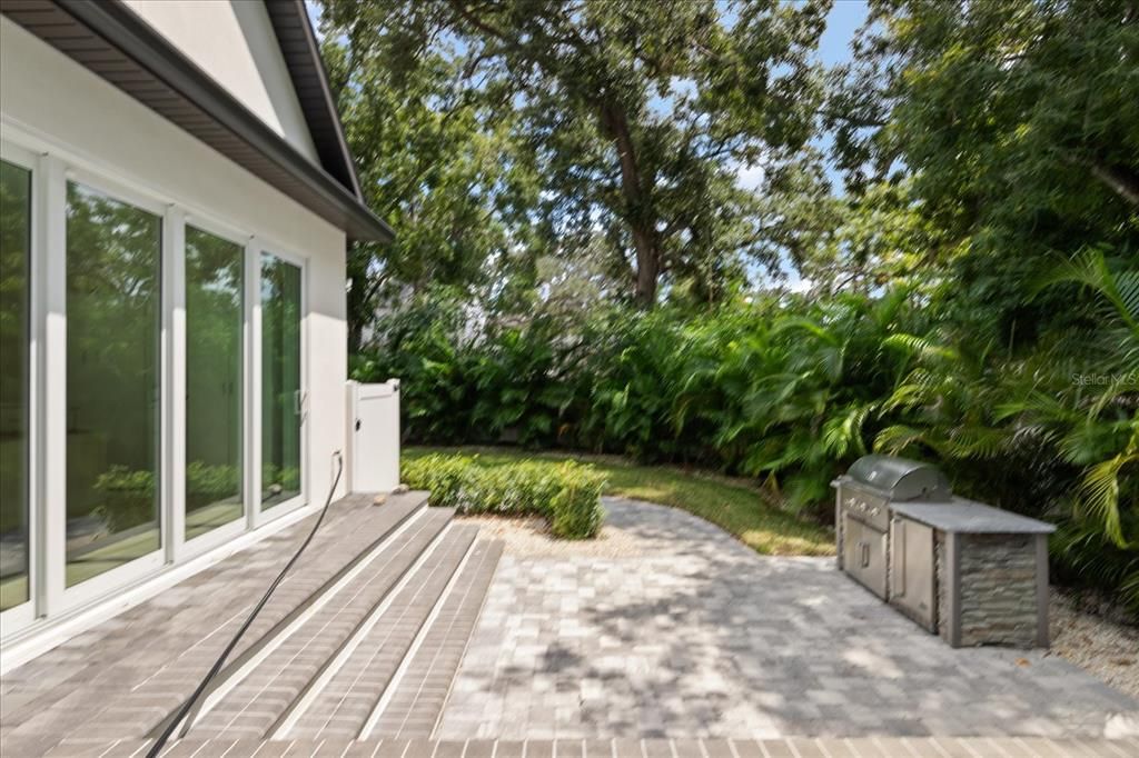 View to Outdoor Kitchen from Pool