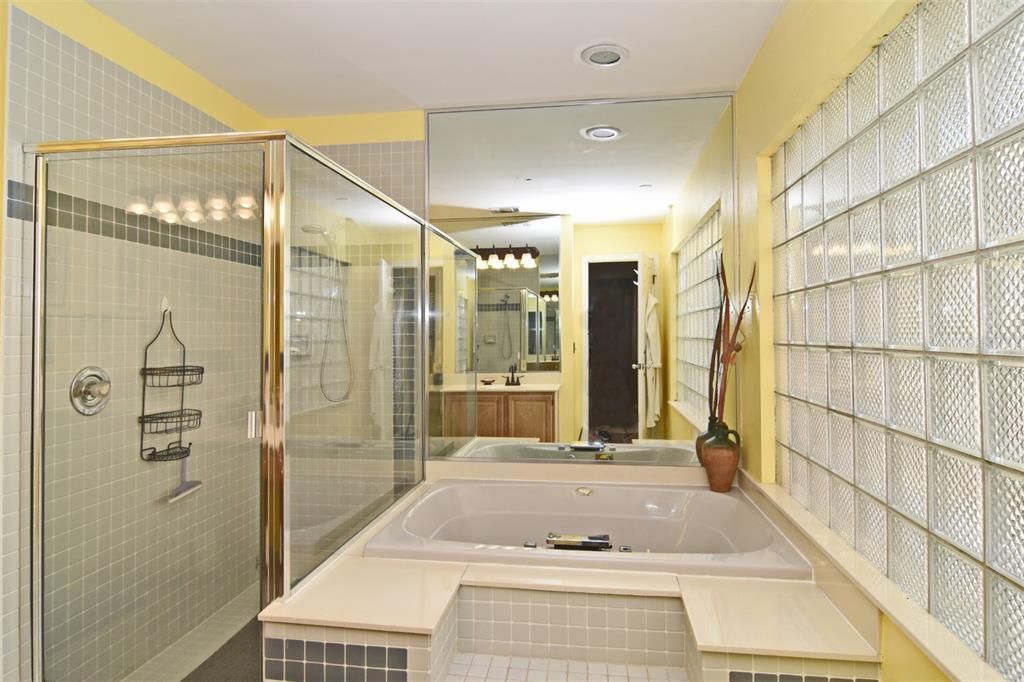 JACUZZI TUB AND SEPARATE SHOWER