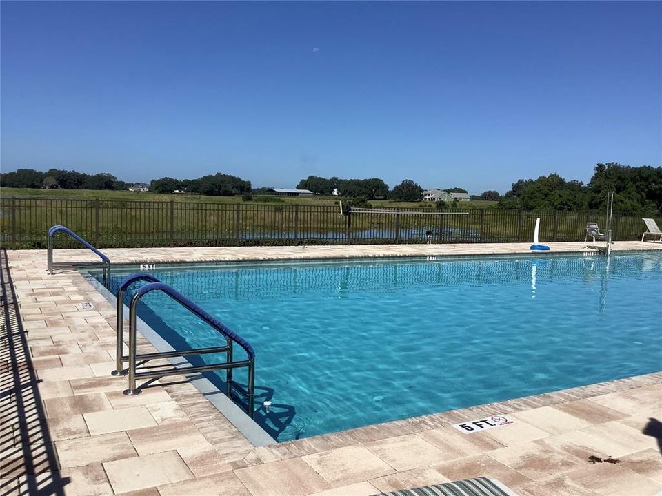 View of pool and clubhouse.