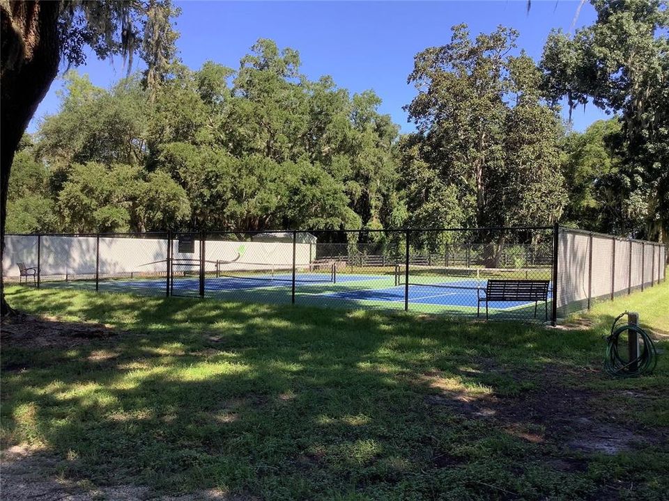 Pickleball courts.