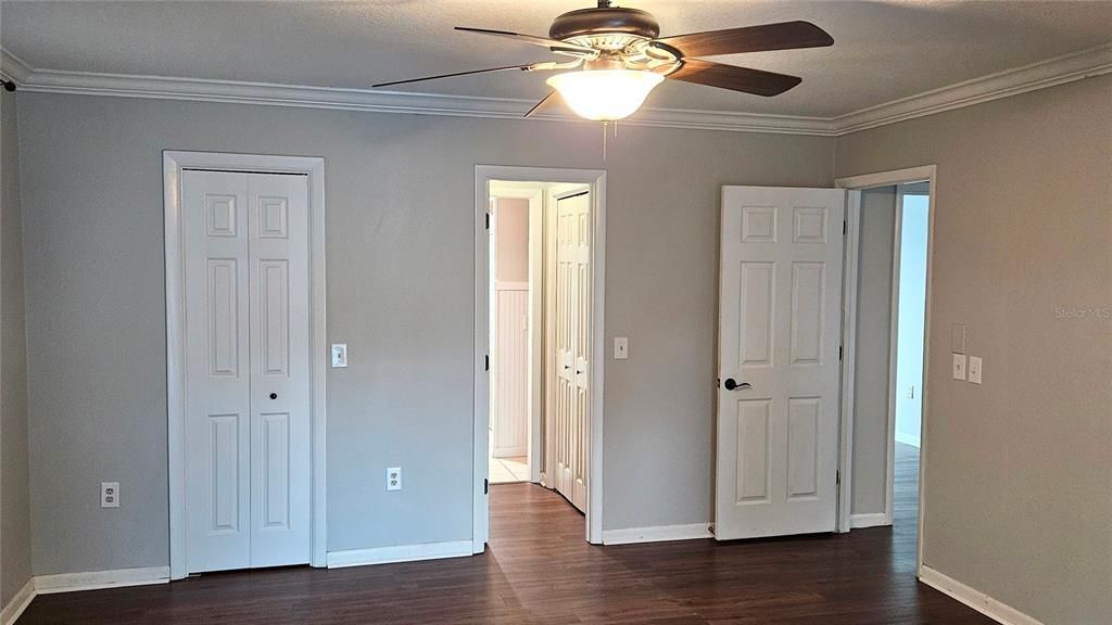 His and Hers Closets and  En-Suite Bath