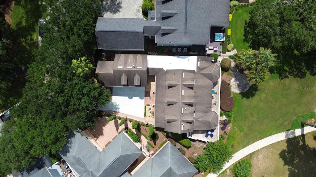 Large Island overlooks the Hawkstone Golf Course.