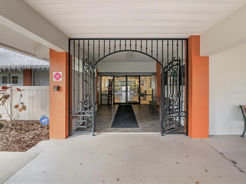 Timber Oaks Community Center Entrance