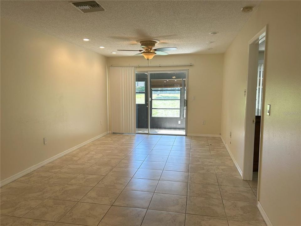 Living Room View from Dining Room