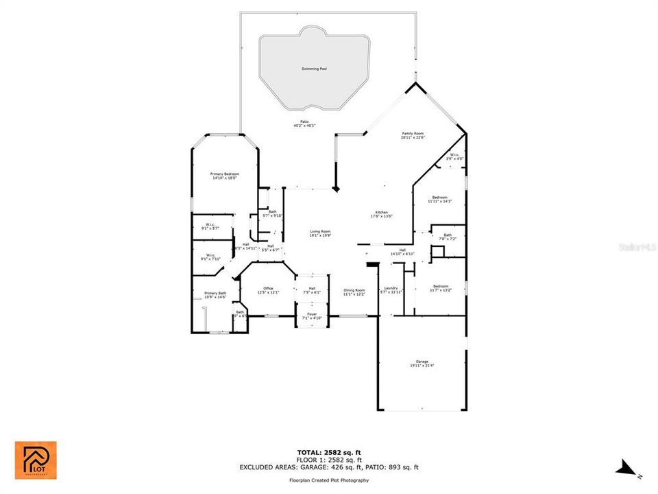 Activo con contrato: $1,499,900 (3 camas, 2 baños, 2684 Pies cuadrados)