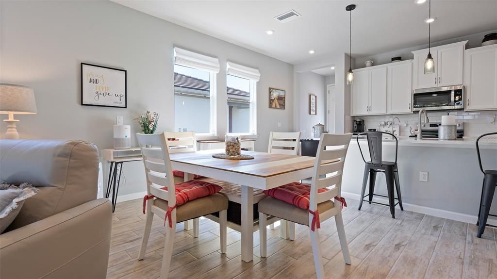 OPEN CONCEPT KITCHEN/DINING/LIVING AREA